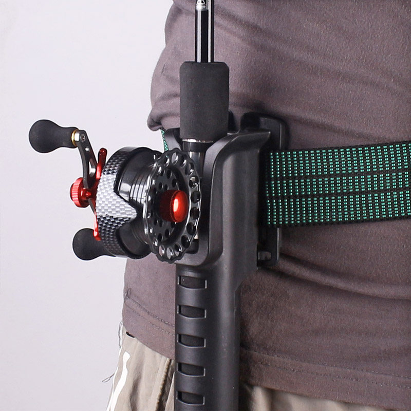 Portable rod inserter multi-purpose fishing rod barrel sea fishing rock fishing road sub-rod multi-functional belt rod holder