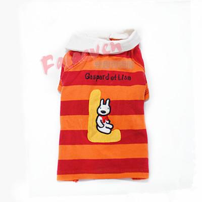 Quần áo thú cưng Nhật Bản LISA sọc POLO Áo bốn mùa phổ quát quần áo chó lớn chó có điểm - Quần áo & phụ kiện thú cưng áo mưa cho chó lớn