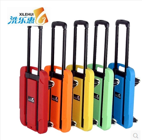 Wash Lehui universal wheel into the truck Folding luggage car Delivery hand trolley Small cart Portable shopping cart Vegetable cart