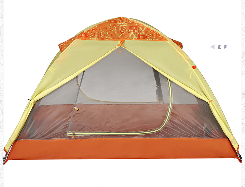 Cần bán lều ngoài trời CAMEL Camel đôi Double cắm trại không thấm nước thoáng khí Lều bốn mùa - Lều / mái hiên / phụ kiện lều dây buộc lều