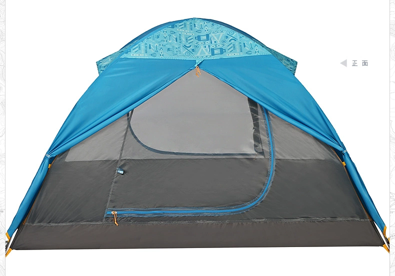 Cần bán lều ngoài trời CAMEL Camel đôi Double cắm trại không thấm nước thoáng khí Lều bốn mùa - Lều / mái hiên / phụ kiện lều dây cột lều