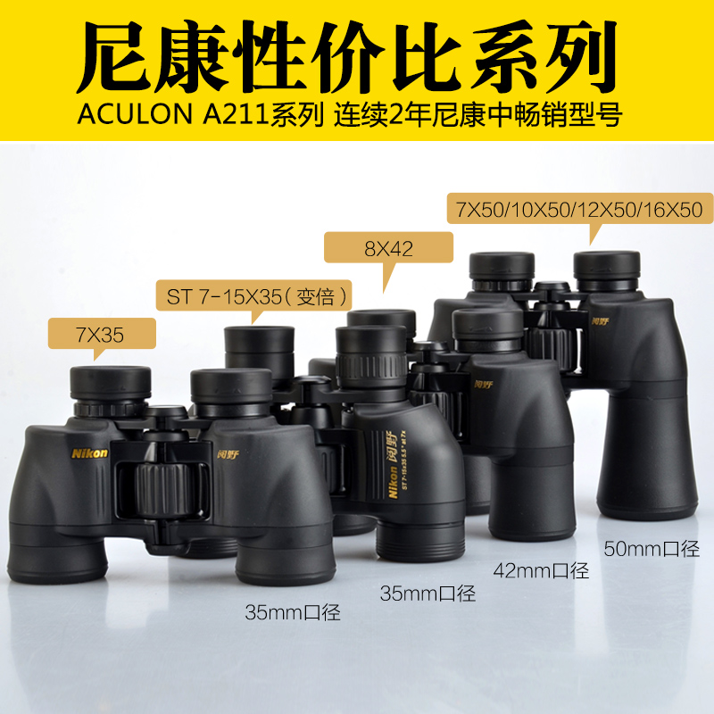 nikon aculon a211 16x50