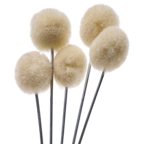 Direct selling leather art tool accessories wool ball alcohol dye brush anti-dyeing horn oil CMC wool brush