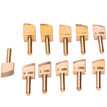 Leather Hemming head hot edge Head Pure brass edging device twisting Groove Press head electric soldering iron head leather edge edging