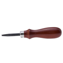 DIY handmade leather tools ELLE red handle No. 1 2 No. 3 edge sharpener 1mm chamfer fillet