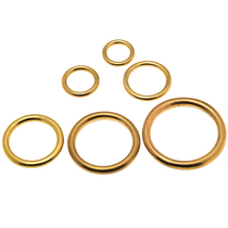 Pure copper seamless copper ring copper ring ring solid copper ring package accessories copper seamless circle leather goods copper ring copper ring