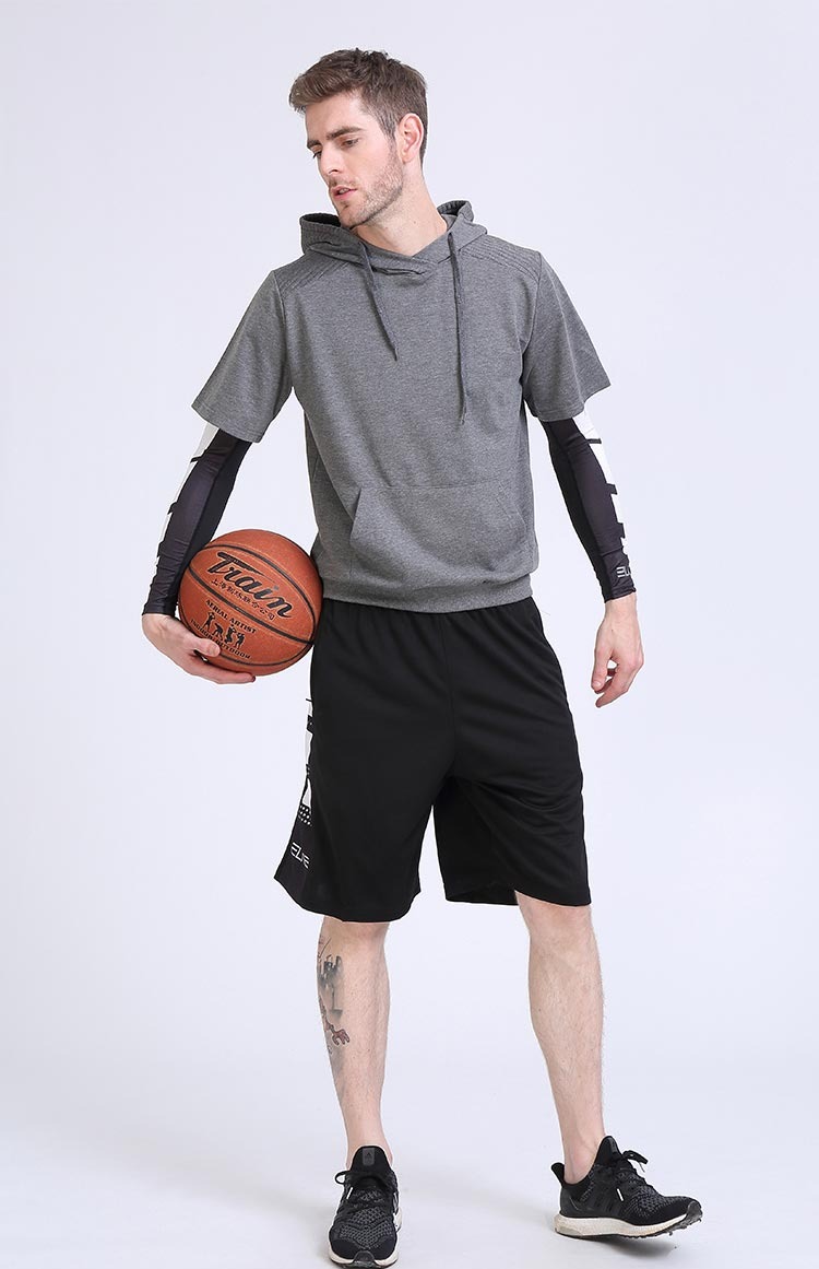 James bóng rổ áo len ngắn tay Owen đào tạo xuất hiện phù hợp với áo khoác nam Curry không tay áo hoodie phù hợp với mùa đông - Thể thao lông cừu / jumper áo khoác thu đông nam