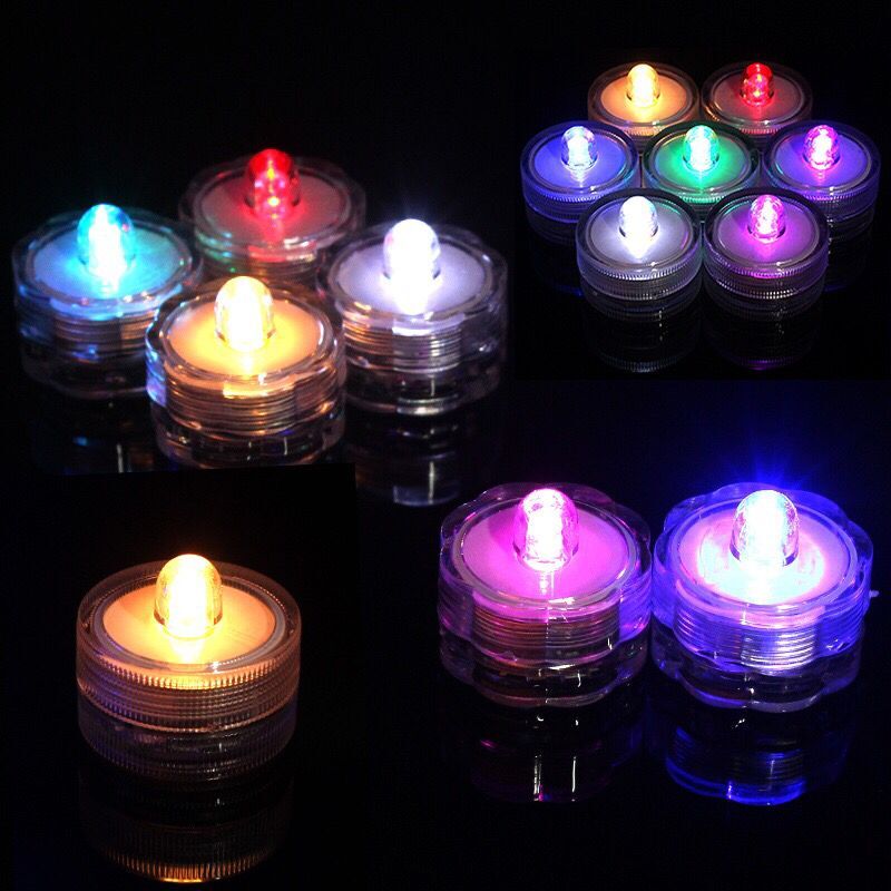 LED Waterproof candle light Fish tank light Aquarium Light Bar Party Wedding Waterproof electronic candle light Diving light