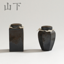 Jingdezhen tea cans ceramic sealed cans kung fu tea sets gilt tea storage tea cans tea packaging wake-up tea accessories