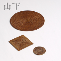Handmade fine rattan mat Kung Fu tea coaster Indonesian Vine coaster purple sand iron pot cushion pot cushion silver pot heat insulation mat