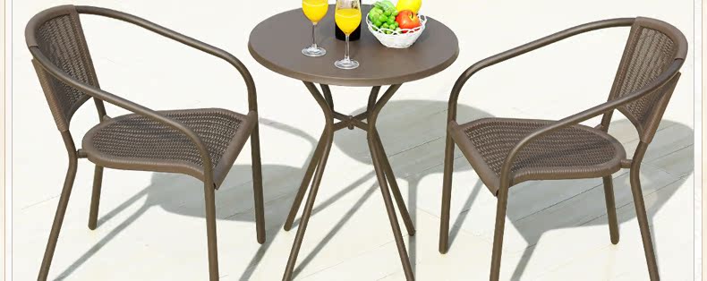 Tianyucheng Nội thất ngoài trời Bàn nhôm đúc Ghế và Bàn Giải trí Bàn ghế Ban công Bàn ghế Ghế Bàn ngoài trời Kết hợp Bàn ghế ngoài trời - Bàn ghế ngoài trời / sân bàn ghế nhôm đúc ngoài trời