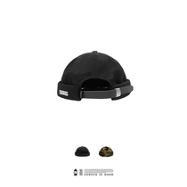 SEDUCEgear food fishing MIKI HAT small head gospel adjustable Sailor Navy melon leather HAT