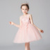 Mùa hè của trẻ em váy bé không tay chiếc váy cô gái da trắng có kích thước lớn con poncho màu hồng váy công chúa vest váy. 