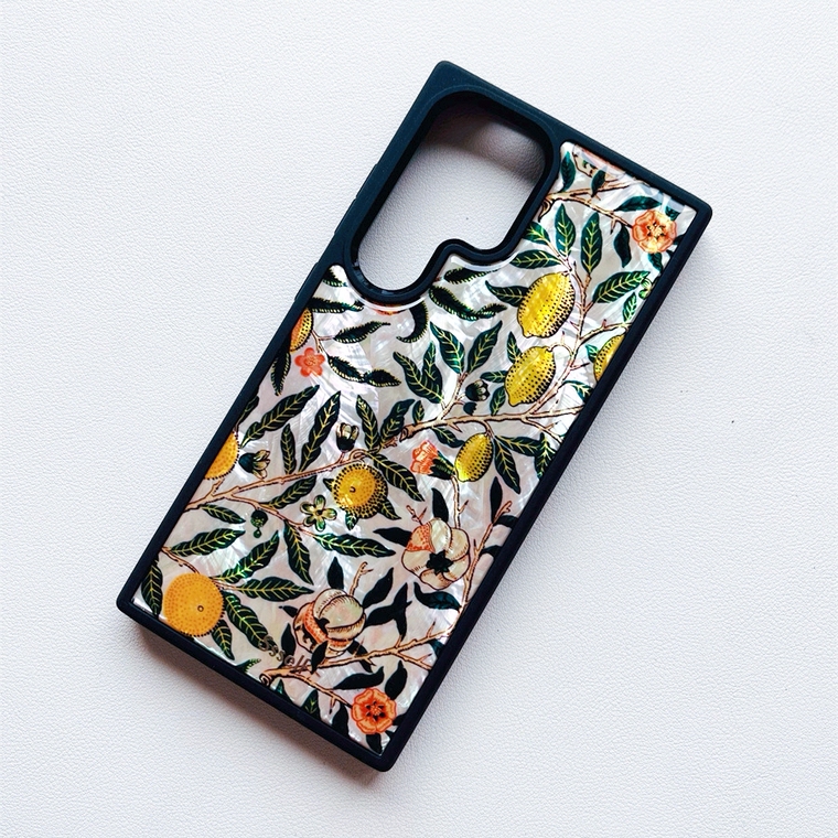 Cherubic Angel Black Stars Samsung Phone Case