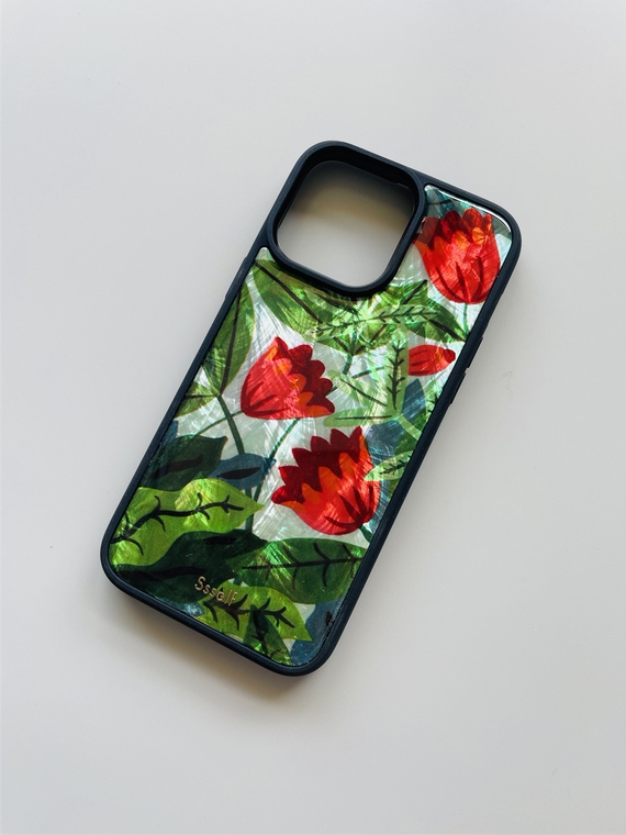 Ssself For Girls Flower Fritillary High Quality Premium 15, 14, 13, 12, 11 iPhone Case