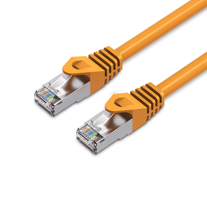 Wei Xun super six category 6 multi-stranded network line cat6a double screen shield jumper high-speed gigabit broadband cable computer 0 3 meters