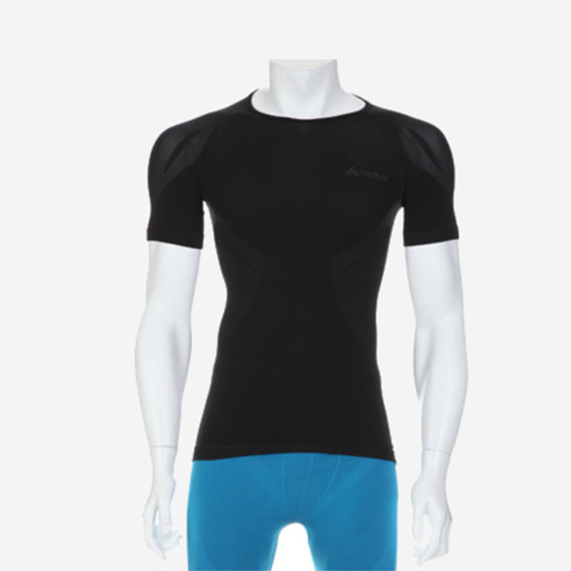 Spot ODLO fitness sports tight bottoming top short-sleeved sleeveless T-shirt quick-drying perspiration deodorant close-fitting layer