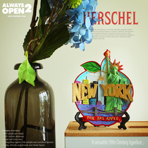 World Tourism Commemorates the New York NEW YORK 3D 3D Solid Warm Desktop Decorative Handiwork