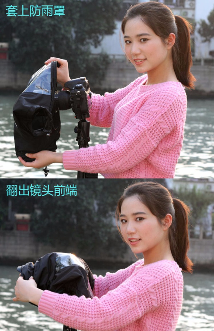 máy ảnh SLR bụi che mưa che chống thấm nước áo khoác áo mưa nhiếp ảnh sa mạc bão Nikon Canon 5D4 - Phụ kiện máy ảnh DSLR / đơn balo máy ảnh benro