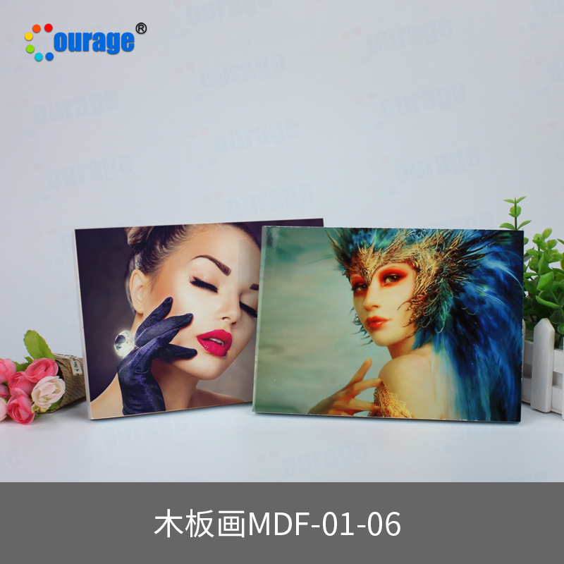 Thermal transfer woodblock print blank DIY wood sublimation coated wood painting creative image LOGO custom consumables