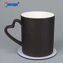 Creative blank gift leather coaster thermal transfer custom event giveaway square round non-slip rubber heat insulation pad