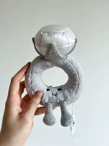 Jellycat, обручальное кольцо, милая плюшевая игрушка, подарок девушке, (в наличии на складе)