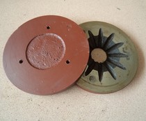 直径175mm 圆盘粉碎机磨盘猛钢 2件一套