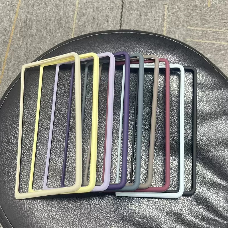 [Foldable Small Screen Front Frame] Suitable for Huawei Matex6X7 Phone Case with Skin-Like Texture and Hollow Frame, Matex5X3 Classic Version, Simple Solid Color New Model Zfold5/4 for Men and Women, Slightly Frosted Hard N5