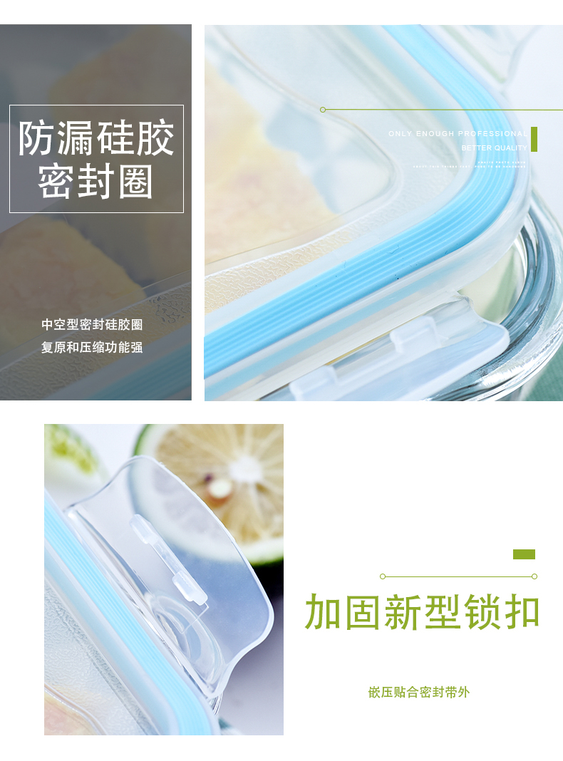 An mua riêng hộp cơm trưa lò vi sóng có nắp ngăn hình chữ nhật hộp đựng đồ ăn trưa hộp kín đặt bát - Hộp cơm điện sưởi ấm hộp com lock and lock cắm điện
