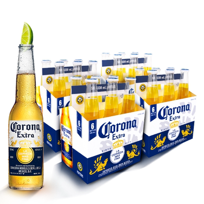 CORONA科罗娜墨西哥风味啤酒330ml*24瓶装官方旗舰店家庭聚会分享