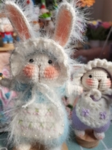 Live broadcast room customized sugar rabbit long-haired mink cat doll keychain birthday gift optional does not support return or exchange