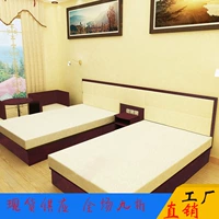 Giường khách sạn tùy chỉnh nội thất khách sạn giường tiêu chuẩn phòng đầy đủ cho thuê nhà giường khách sạn giường mềm gói khách sạn tủ TV