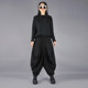 Original low-end bloomers 2024 spring thin women's loose slimming wide-leg harem pants elastic drape casual baggy pants