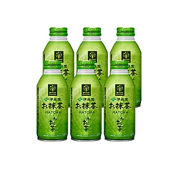 伊藤园维生素C绿茶抹茶粉饮料370ml*6瓶