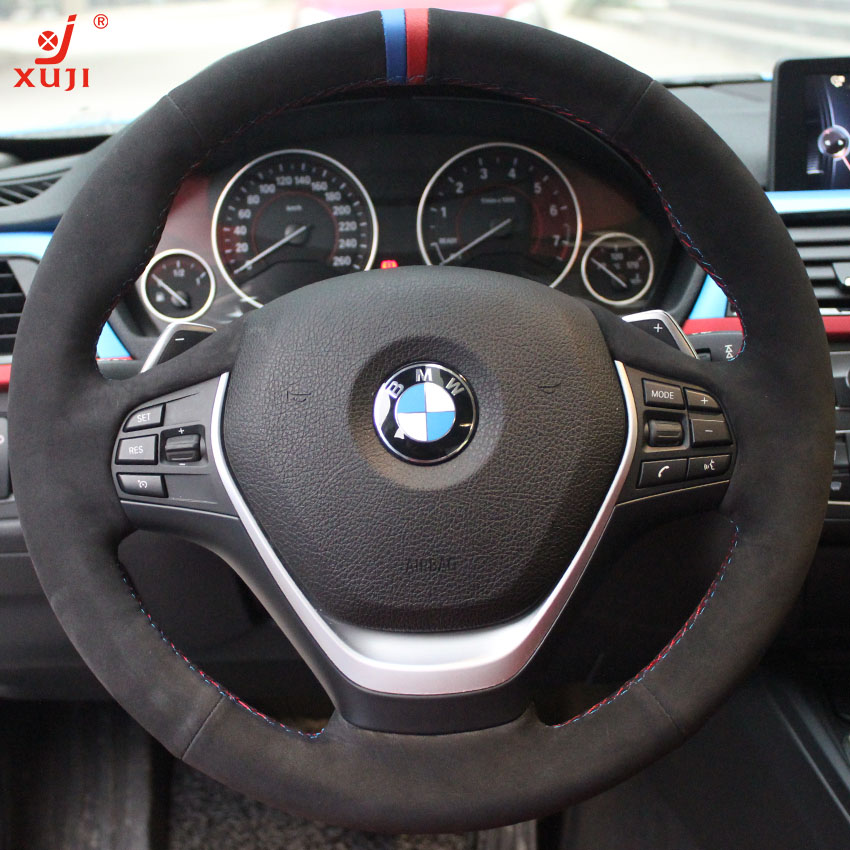 Руль БМВ f30 алькантара