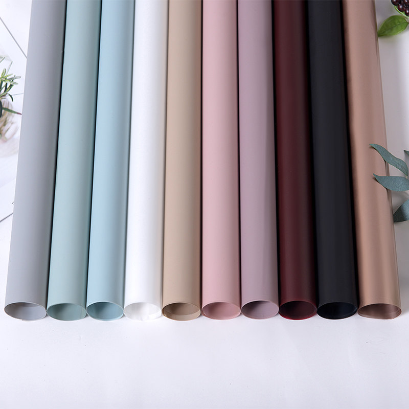 Roll Korean-style soft film matt texture waterproof flower packaging materials packaging inner liner