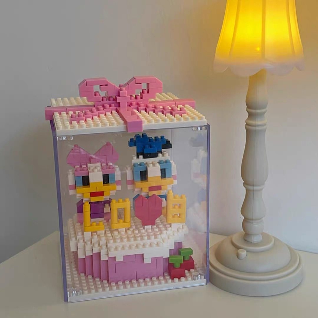 diy handmade cake building blocks ins creative birthday gift graduation send girl boyfriend couple girlfriends girlfriends