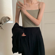 Beauty back slats bottom harness vest female inner lap wearing with chest cushion long and anti-walking light thin section of a shoulder to rub chest fashion