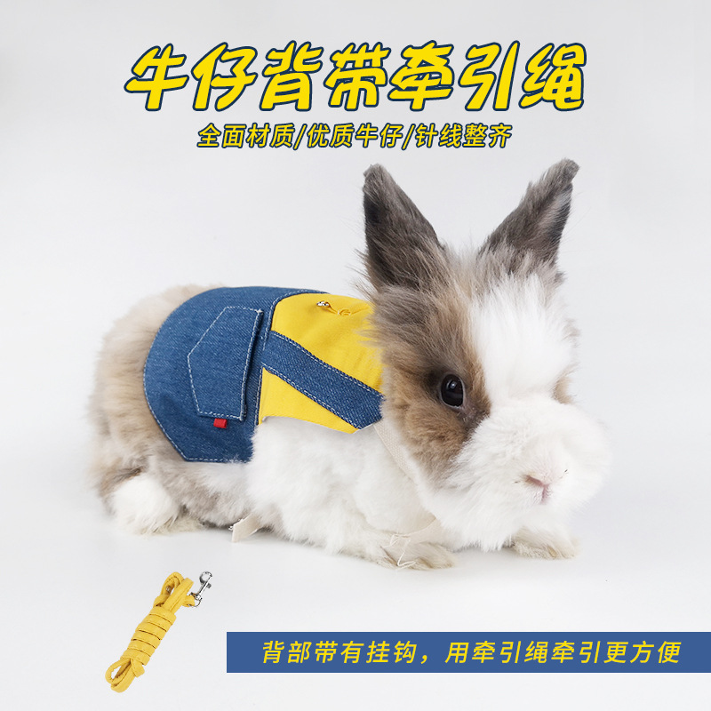 Rabbit clothesLittle Yellowman pet small clothesRabbit rabbit drying rabbit decoration clothesOutbound photo