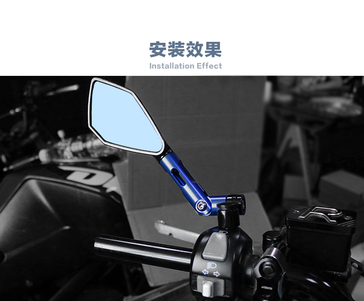 Gương xe máy điện chính hãng sửa đổi gương chiếu hậu CNC chính hãng Yamaha xe thể thao Gương nhôm hợp kim ngược gương gương xe máy có camera