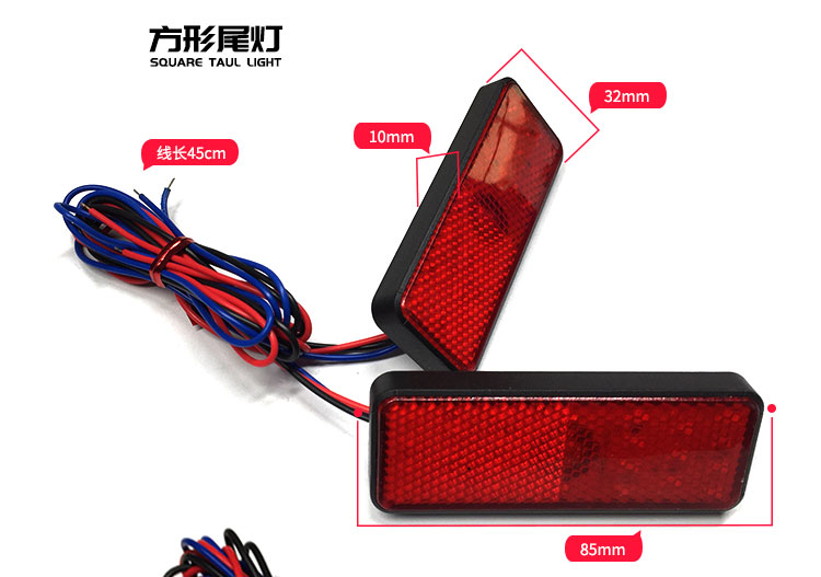 Đèn hậu xe máy mới Đèn phanh Đèn lái xe Đèn hậu BWS Đèn lái xe ma Đèn phanh phụ tùng sửa đổi - Đèn xe máy đèn led cho xe máy dream