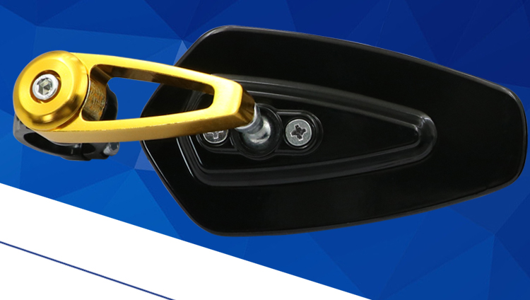 Xe máy điện xe đạp MSX bạc thép quái vật Huanglong gương chiếu hậu gương - Xe máy lại gương gương kiểu xe ab