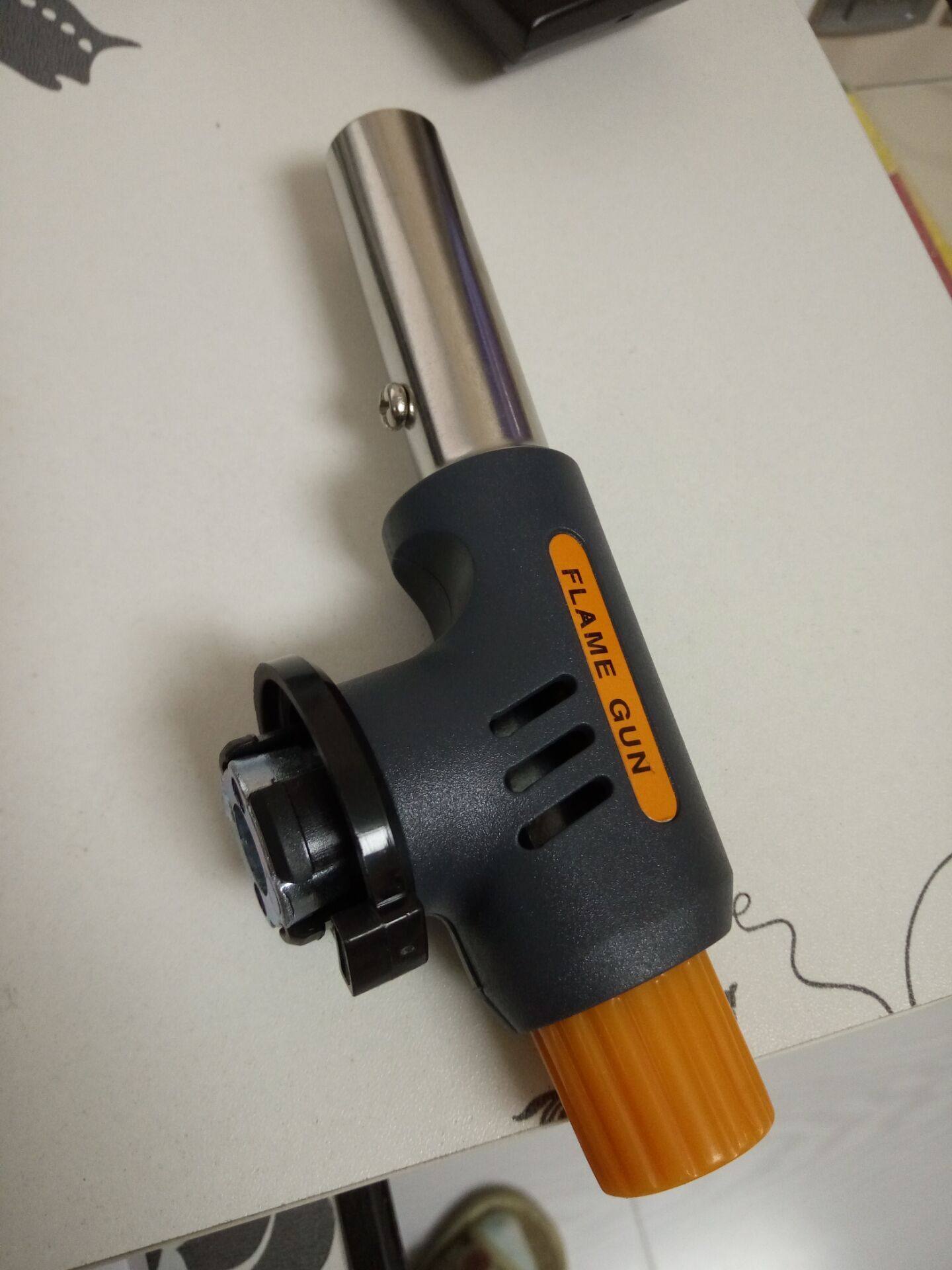 High temperature liquefied gas spray gun lighting outdoor welding gun nozzle barbecue baked pig fur