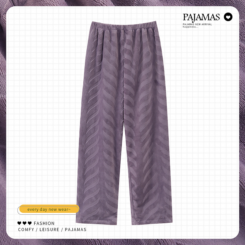 Women's Pajama Pants for Autumn and Winter, Plus Size, Casual Walking Pants, Thickened Flannel, Warm, Middle-Aged Mom's Cozy Home Pants Women's Pajama Pants for Autumn and Winter, Plus Size, Casual Walking Pants, Thickened Flannel, Warm, Middle-Aged Mom's Cozy Home Pants