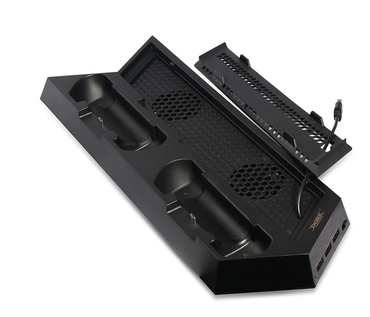 Quạt làm mát PS4 / SLIM / PRO Khung quạt cơ sở Bộ sạc tay cầm Bộ sạc kép đa chức năng PS4 - PS kết hợp cáp sạc samsung chính hãng