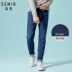 Quần jean nam Senma 2018 mùa đông nam mới cởi quần dài thẳng trẻ trung Hàn Quốc quần âu nam shop thời trang nam Quần jean