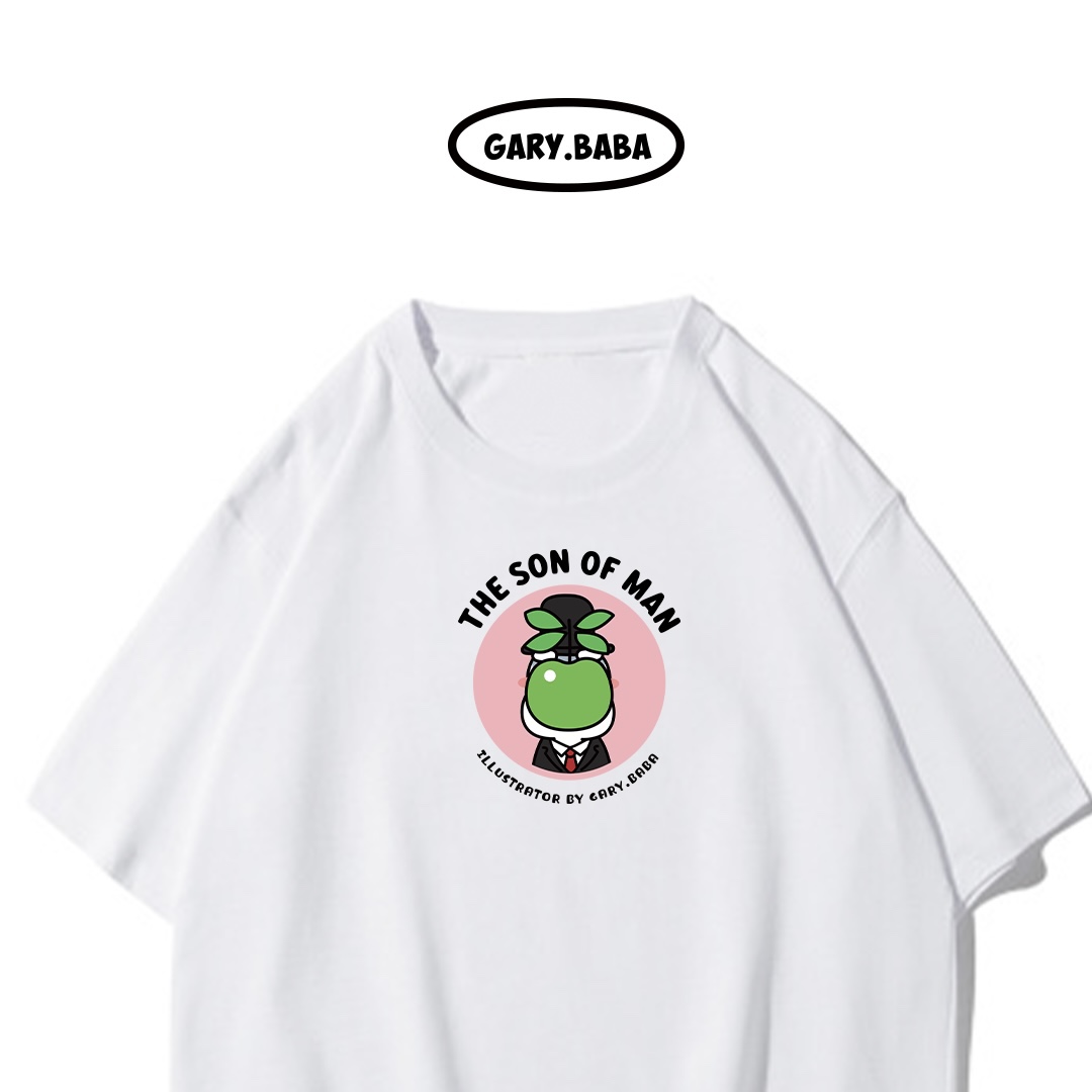 (11.1 delivery) GARYBABA｜Original World Famous Painting Series Short Sleeve Schnauzer T-Shirt