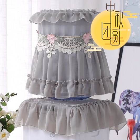 Water dispenser cover dust cover Lace Water dispenser cover Two-piece water dispenser bucket cover Household bucket cover European simple