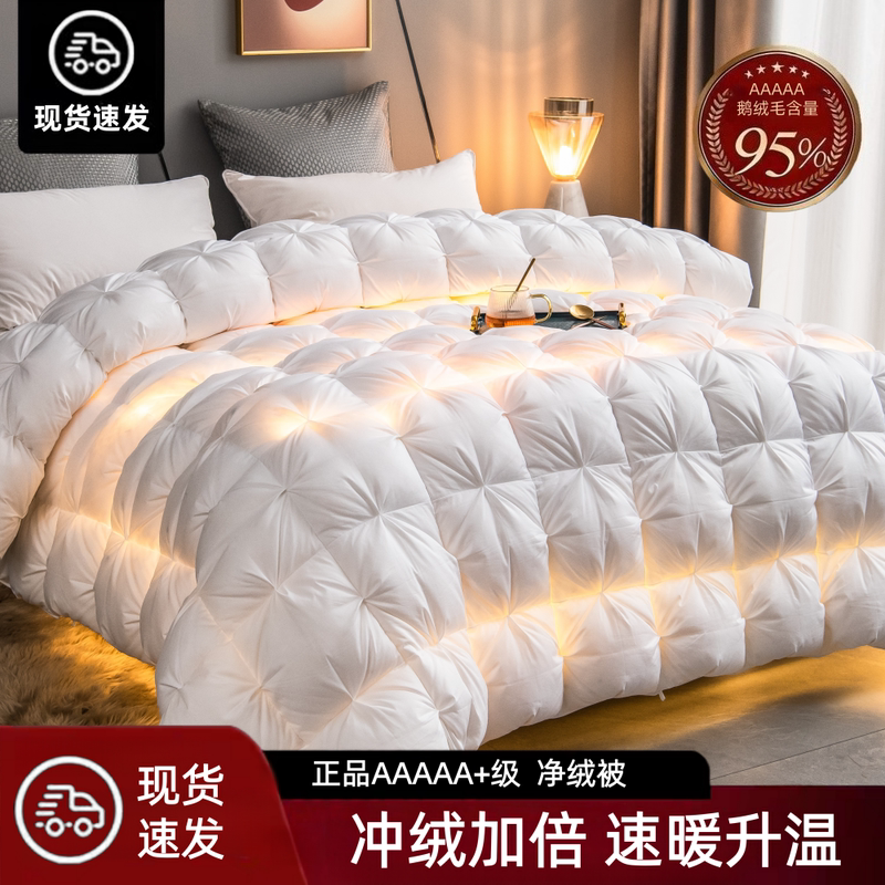 Winter Duvet, Winter Quilt, 95% White Goose Down, Single Student Duck Down, Spring, Autumn, Winter Quilt Core, Thickened for Warmth Winter Duvet, Winter Quilt, 95% White Goose Down, Single Student Duck Down, Spring, Autumn, Winter Quilt Core, Thickened for Warmth