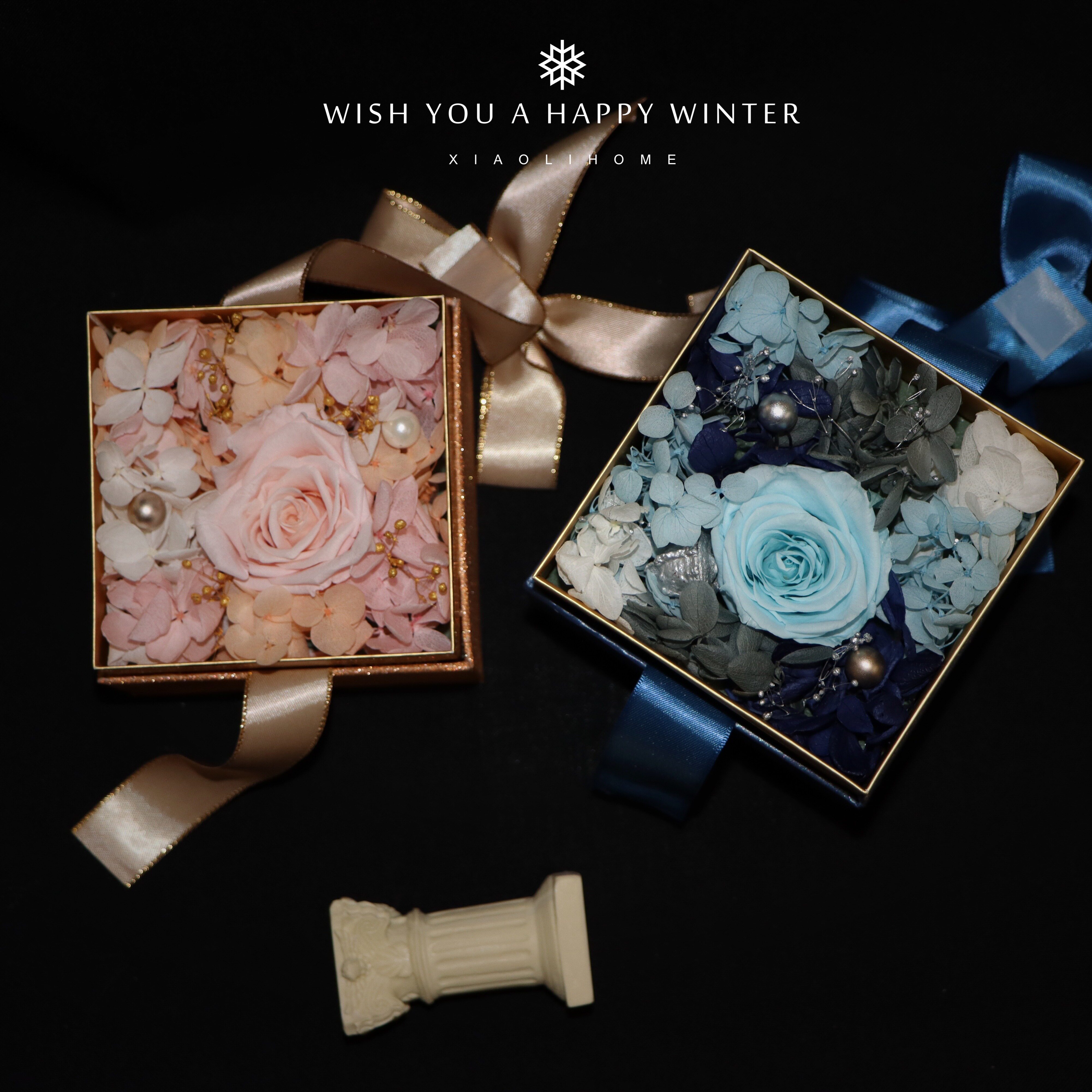 Eternal life flower gift box diy material package rose decoration Tanabata to send girls ' girlfriends birthday gifts Company team building